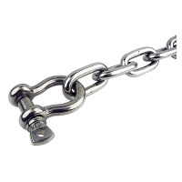 Seachoice 44123 Stainless Steel Anchor Lead Chain, 1/4