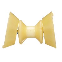 Seachoice Non-Marking Tp Yellow Rubber Bow Roller With Bells 1/2