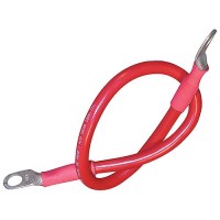 Seachoice 63033 Tinned Copper Battery Assembly, 4 Awg, Red, 4' - 63033 - 50-63033F1