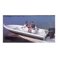 Carver 71221S11 V-Hull Center Console Shallow Draft Fishing, 21'6, Sun-Dura® Mist Gray O/B W/Tie Down Kit - 71221S11 - 500-71221S11F1