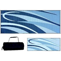 Ming'S Mark Reversible Mat, Graphic Black/Silver, 8' X 20' - Gc1-Blk/Slvr - 672-Gc1Blkslvrf1