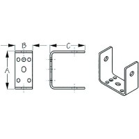 Sea-Lect Designs Trucourse™ Rudder Mounting Gudgeon (Multi Mount Bracket) - K748270-1 - 680-K7482701F1