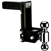 B&W Ts10040B Trailer Hitches Tow & Stow Dual Ball Receiver Hitch | Fits Standard 2
